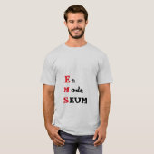 Französisch-Zitat T-Shirt (Vorne ganz)