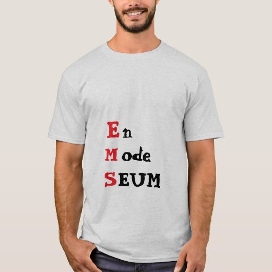 Französisch-Zitat T-Shirt (Vorderseite)