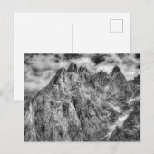 Französische Alpen Chamonix Feiertagspostkarte (Vorne/Hinten)