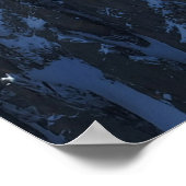 Französische Alpen Chamonix Panorama Poster (Ecke)