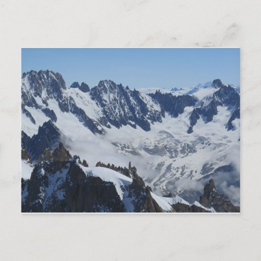 Französische Alpen Chamonix Postcard Postkarte (Vorderseite)