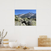 Französische Alpen Chamonix Poster (Küche)