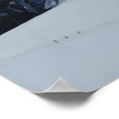 Französische Alpen Chamonix Poster (Ecke)