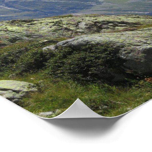 Französische Alpen Chamonix Poster (Ecke)