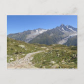 Französische Alpen Chamonix Postkarte (Vorderseite)