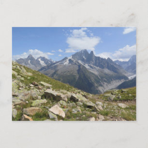 Französische Alpen Chamonix Postkarte
