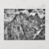 Französische Alpen Chamonix Postkarte (Vorderseite)