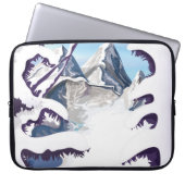 Französische Alpen Laptopschutzhülle (Vorderseite)