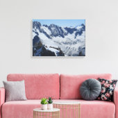 Französische Alpen Leinwanddruck (Insitu (Wohnzimmer))