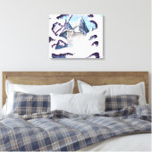 Französische Alpen Leinwanddruck (Insitu (Schlafzimmer))