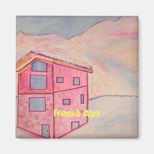 Französische Alpen Magnet (Vorne)