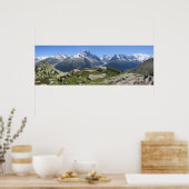 Französische Alpen Poster (Küche)