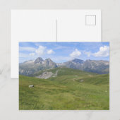 Französische Alpen Postkarte (Vorne/Hinten)
