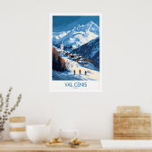 Französische Alpen-Wandkunst 1 Poster (Küche)
