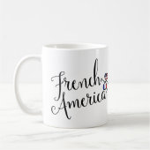 Französische Amerikanisch-Entwined Hearts-Tasse Kaffeetasse (Links)