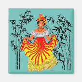 Französische Antillen Magnet (Vorne)