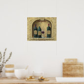 Französische Anwesen Weinkollektion Poster (Küche)