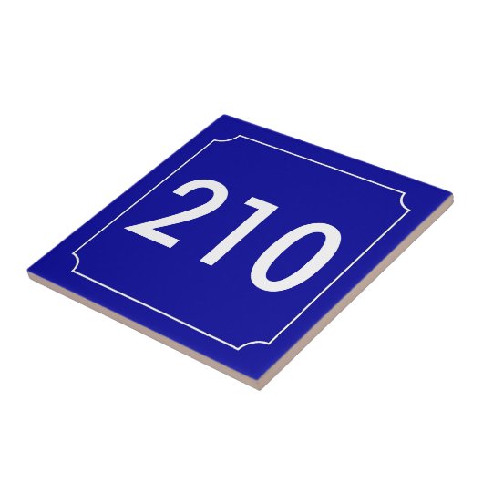 Französische Appartementnummer Fliese (Seite)