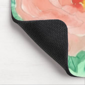 Französische Aquarell-Rose Mousepad (Ecke)