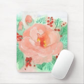 Französische Aquarell-Rose Mousepad (Mit Mouse)