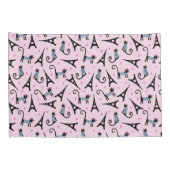 Französische Art gekleidete Katze mit Kissenbezug (Rückseite-Rechts)