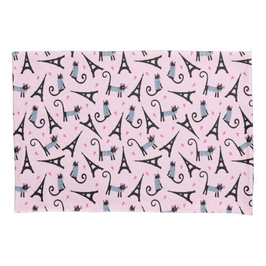 Französische Art gekleidete Katze mit Kissenbezug (Vorderseite-Links)