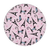 Französische Art gekleidete Katze mit Schneidebrett (Vorderseite)