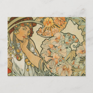 Französische Art-Nouveau-Postkarte Postkarte