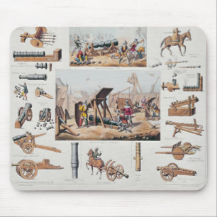 Französische Artillerie von den 14. und 15. Mousepad