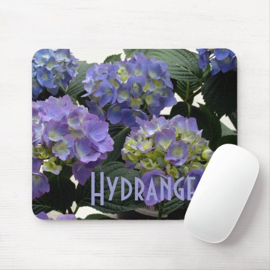 Französische Baby-BlauHydrangeas Mousepad (Mit Mouse)