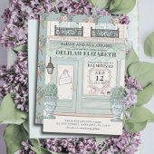 Französische Bäckerei Patisserie Paris Green Bat M Einladung