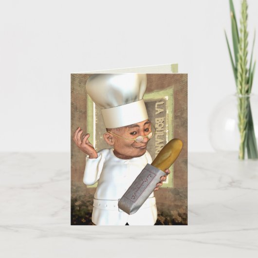 Französische Bäckerei Personalisiert Cards Karte (Vorderseite)