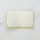 Französische Bäckerei Personalisiert Cards Karte (Innenseite)