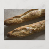 französische Baguettes, französisches Brot, nah Postkarte (Vorderseite)