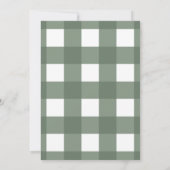 Französische Beutel-Brautparty frisch vom Markt Einladung (Rückseite)