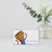 Französische Bistros Visitenkarte (Stehend Vorderseite)