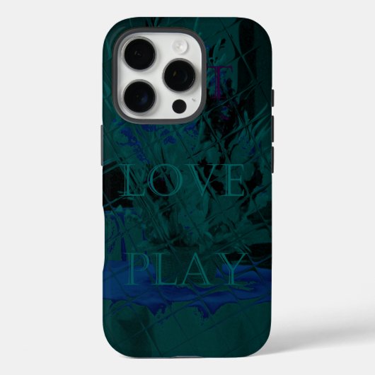 Französische Blaue Blumenfarben Case-Mate iPhone Hülle (Rückseite)