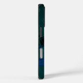 Französische Blaue Blumenfarben Case-Mate iPhone Hülle (Rückseite / Rechts)