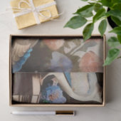 Französische Blaue Vögel Seidenpapier (Geschenk)