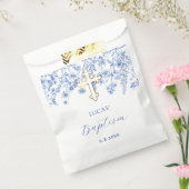 Französische Blaue Wildblumen Taufe Geschenktütchen (Versiegelt)