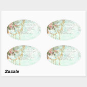 Französische Bluebird- und Tassels-Tags Stickers (Blatt)