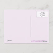 FRANZÖSISCHE Blume Postkarte (Rückseite)