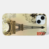 Französische Blütenspitze Chic Paris mädchenhaft e Case-Mate iPhone Hülle (Rückseite (Horizontal))