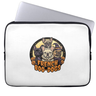 Französische Boo-Hunde Halloween Französische Bull Laptopschutzhülle