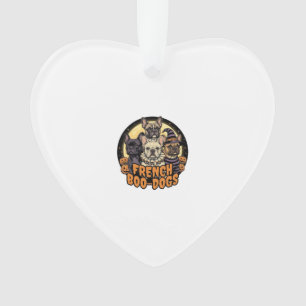 Französische Boo-Hunde Halloween Französische Bull Ornament