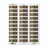 Französische botanische Blätter moderne Vintage Li (Vorne)