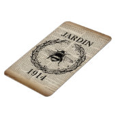 Französische botanische Vintage Königin Magnet (Linke Seite)