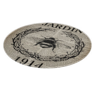 Französische botanische Vintage Königin Schneidebrett