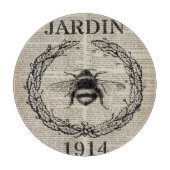 Französische botanische Vintage Königin Schneidebrett (Vorderseite)