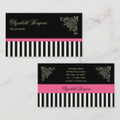 Französische Boutique ~ Visitenkarten Visitenkarte (Vorne/Hinten)